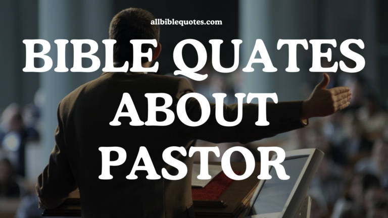 What The Bible Quates About Pastor