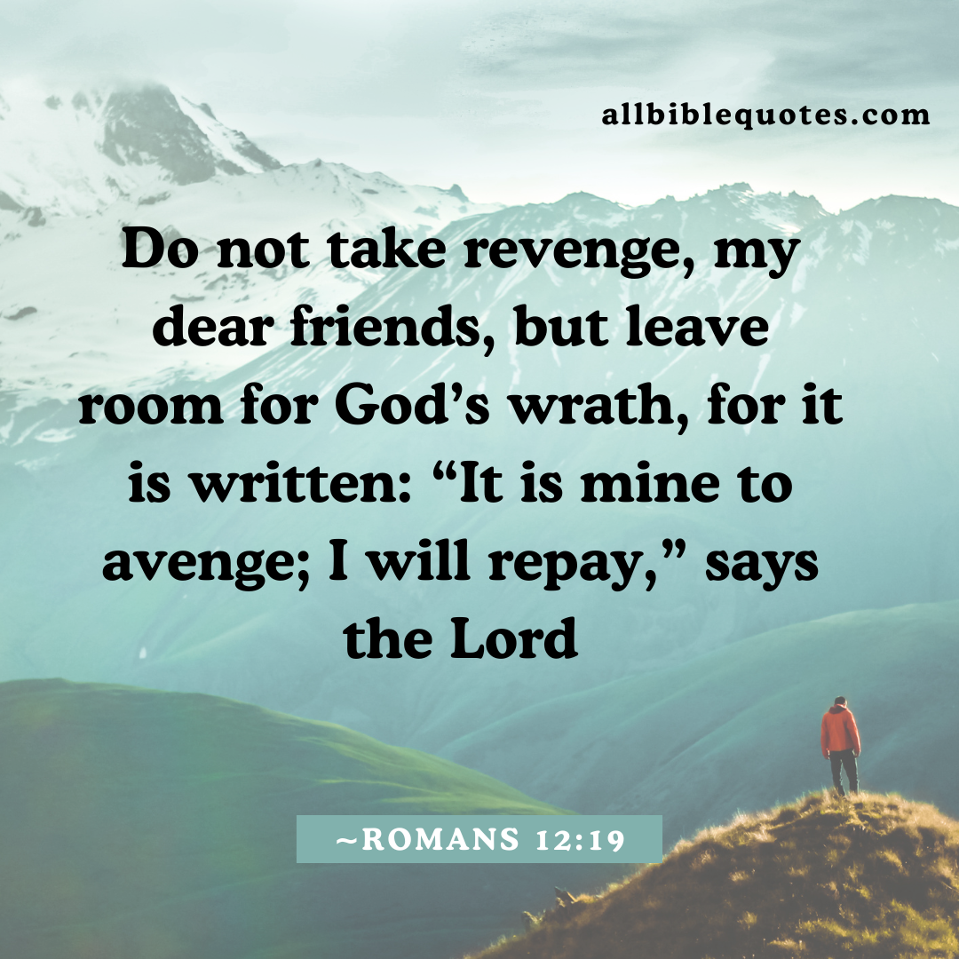 Find Out What the Bible Quotes About Revenge