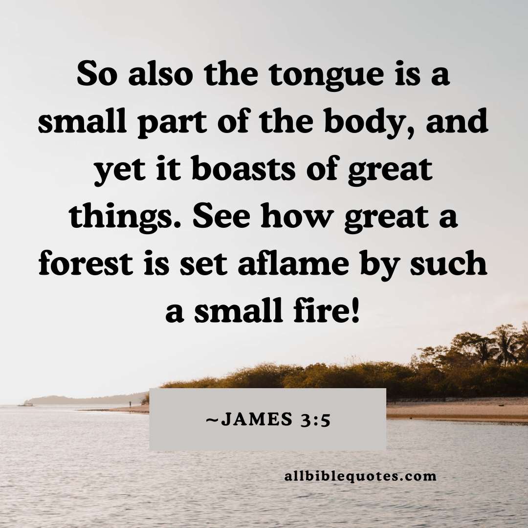 The Power Of The Tongue, Quotes From Scripture